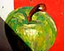 Painting of Green Apple